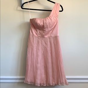 BCBG Maxazria one shoulder dress